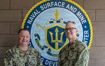 Rear Adm. Robinson visits SMWDC