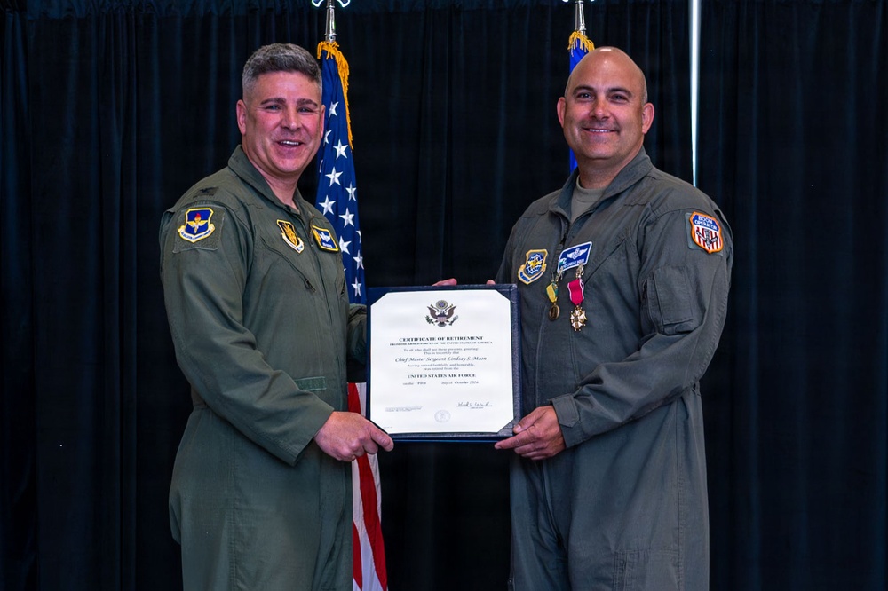 Chief Master Sgt. Lindsay Moon Retirement Ceremony