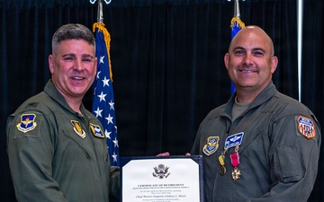 Chief Master Sgt. Lindsay Moon Retirement Ceremony
