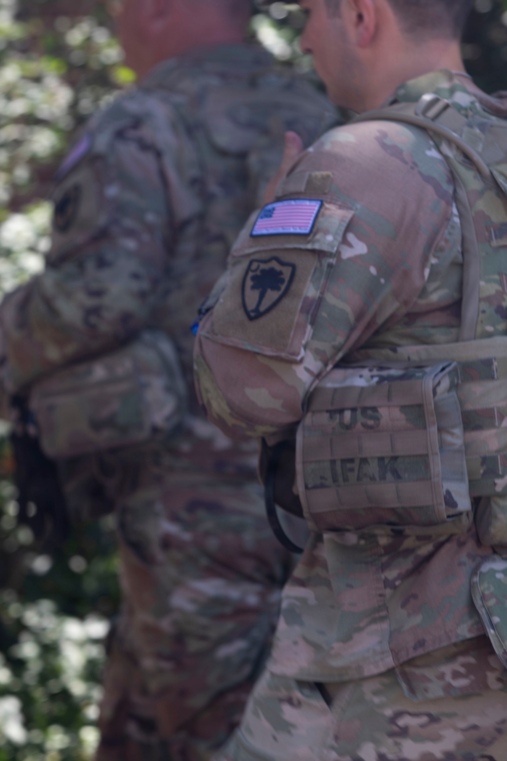 South Carolina National Guard Soldiers Patrols Areas Around Washington, D.C.