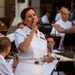 The United States Navy Band performs their Concert on the Avenue at the Navy Memorial