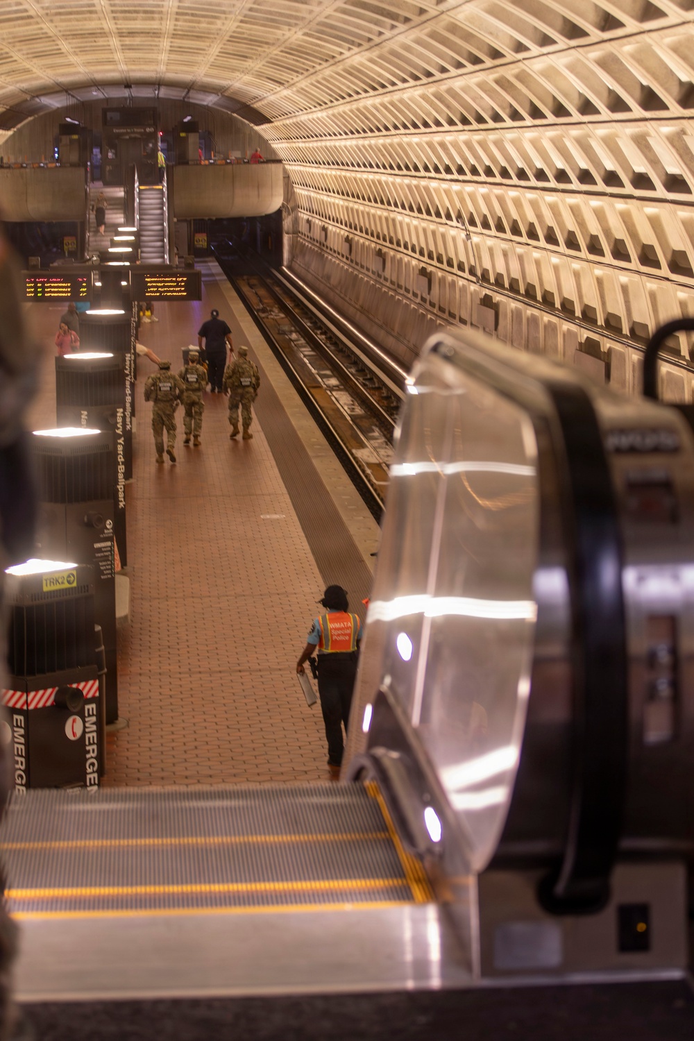 South Carolina National Guard Soldiers Patrols Areas Around Washington, D.C.