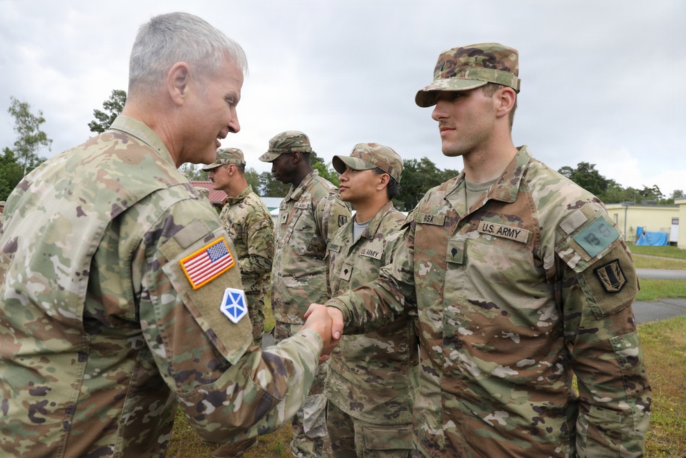 V Corps Best Squad Competition Ceremony