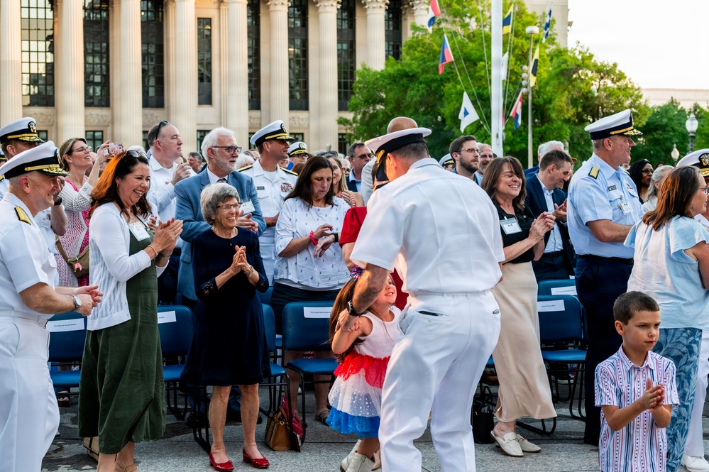 The United States Navy Band performs their Concert on the Avenue at the Navy Memorial