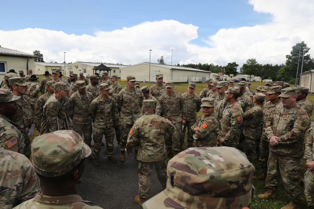 V Corps Best Squad Competition Ceremony