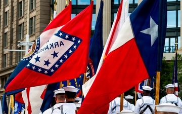 The United States Navy Band performs their Concert on the Avenue at the Navy Memorial