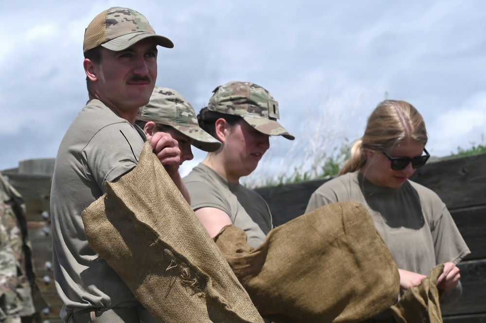 Combat Readiness Inspection Sandbag Party