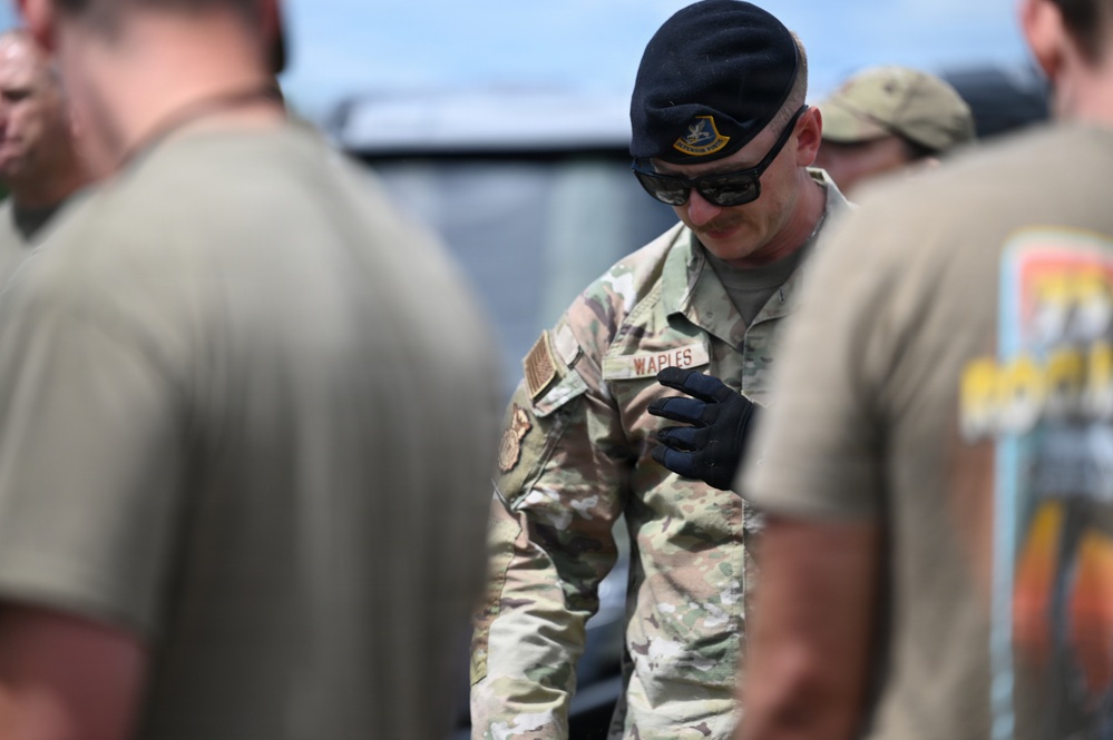 Combat Readiness Inspection Sandbag Party