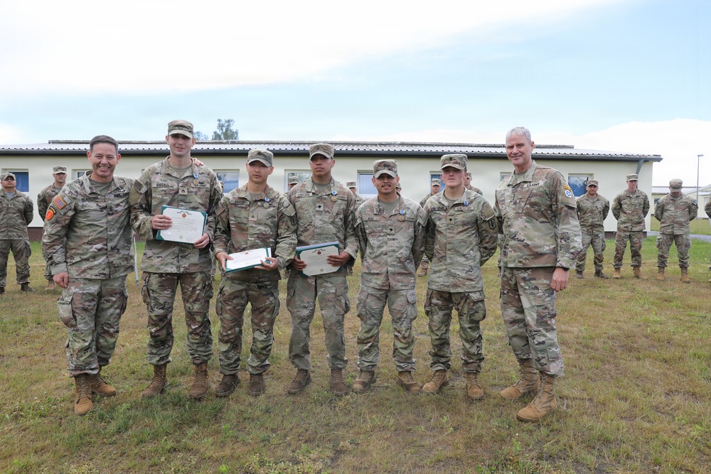 V Corps Best Squad Competition Ceremony
