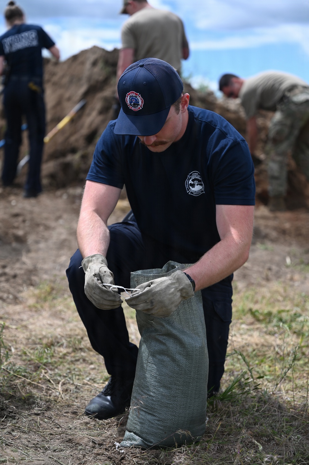 Combat Readiness Inspection Sandbag Party