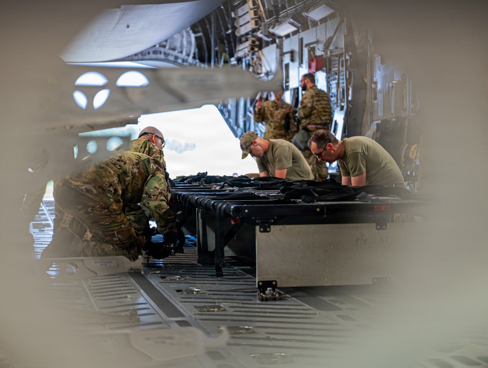 USAF Aeromedical Evacuation and Critical Care Air Transport Team