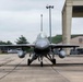 Secretary of the Army, Hon. Dan Driscoll, conducts a familiarity flight in an F-16.