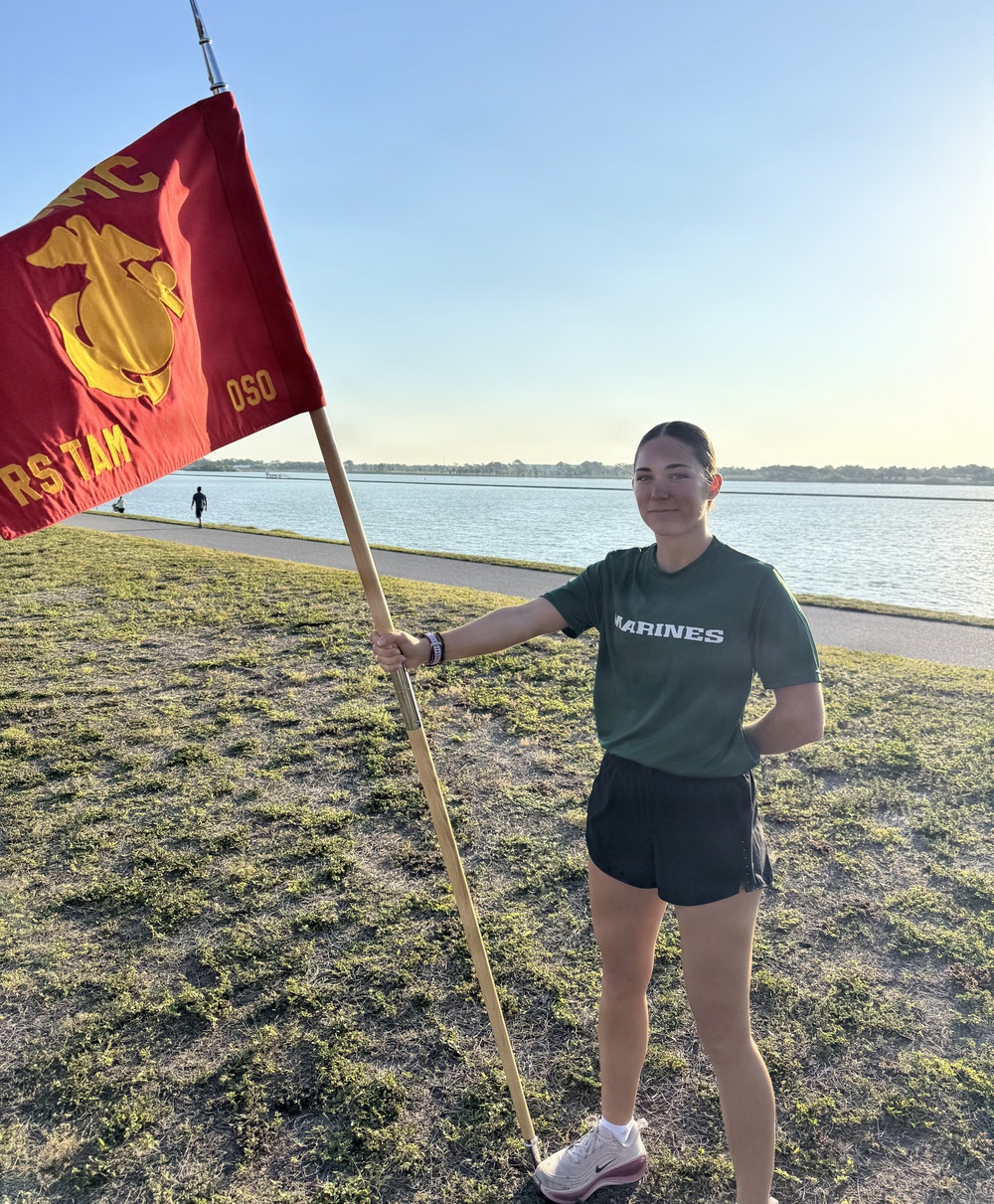Officer Candidate Violet Lackey: Consistency and perseverance