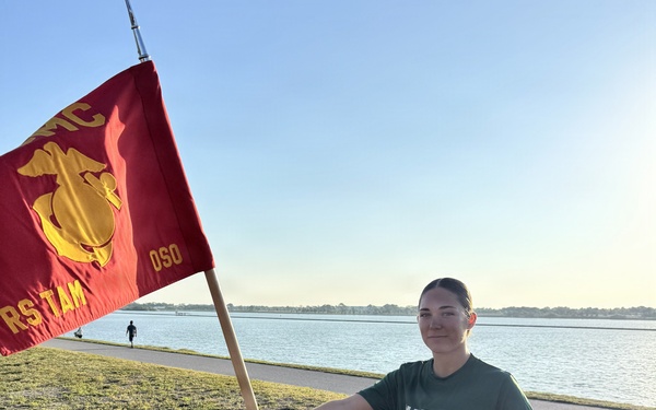 Officer Candidate Violet Lackey: Consistency and perseverance