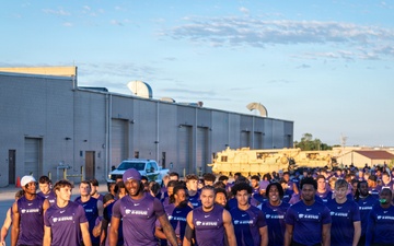 Kansas State University Football Team Visits Fort Riley