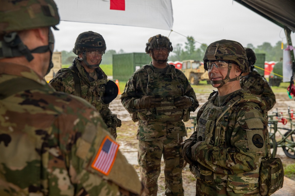 Leadership Visits 18th Field Hospital