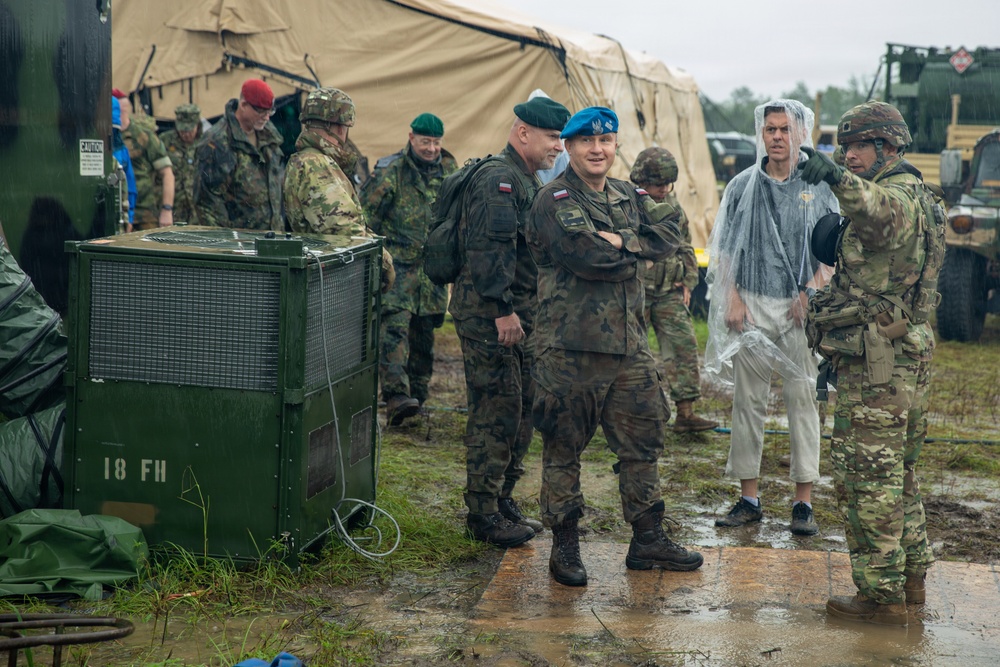 Leadership Visits 18th Field Hospital