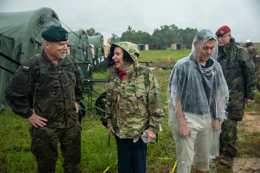 Leadership Visits 18th Field Hospital