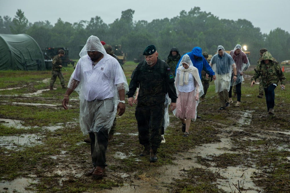 Leadership Visits 18th Field Hospital