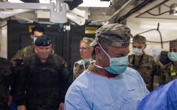 Leadership Visits 18th Field Hospital