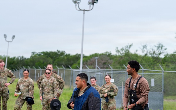 U.S. Air Force Academy cadets tour military working dog facility at Chapman Training Annex