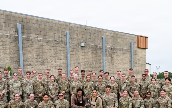 U.S. Air Force Academy cadets tour military working dog facility at Chapman Training Annex