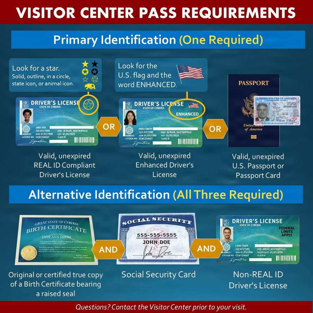 Visitor Center Pass Requirements