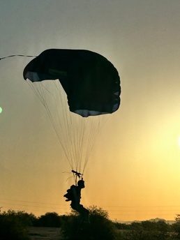 Yuma Test Center’s Airborne Test Force Soldiers train for freefall jumps