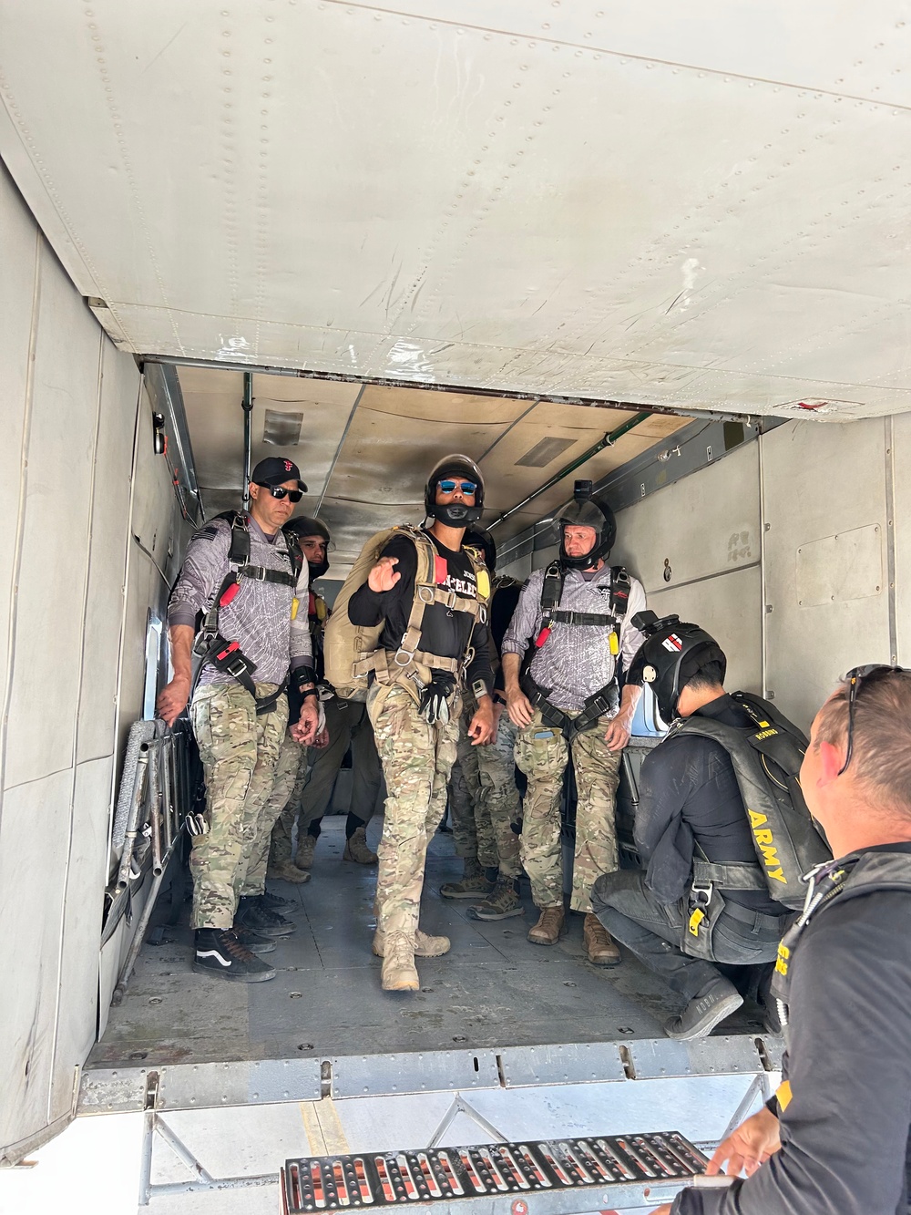 Yuma Test Center’s Airborne Test Force Soldiers train for freefall jumps