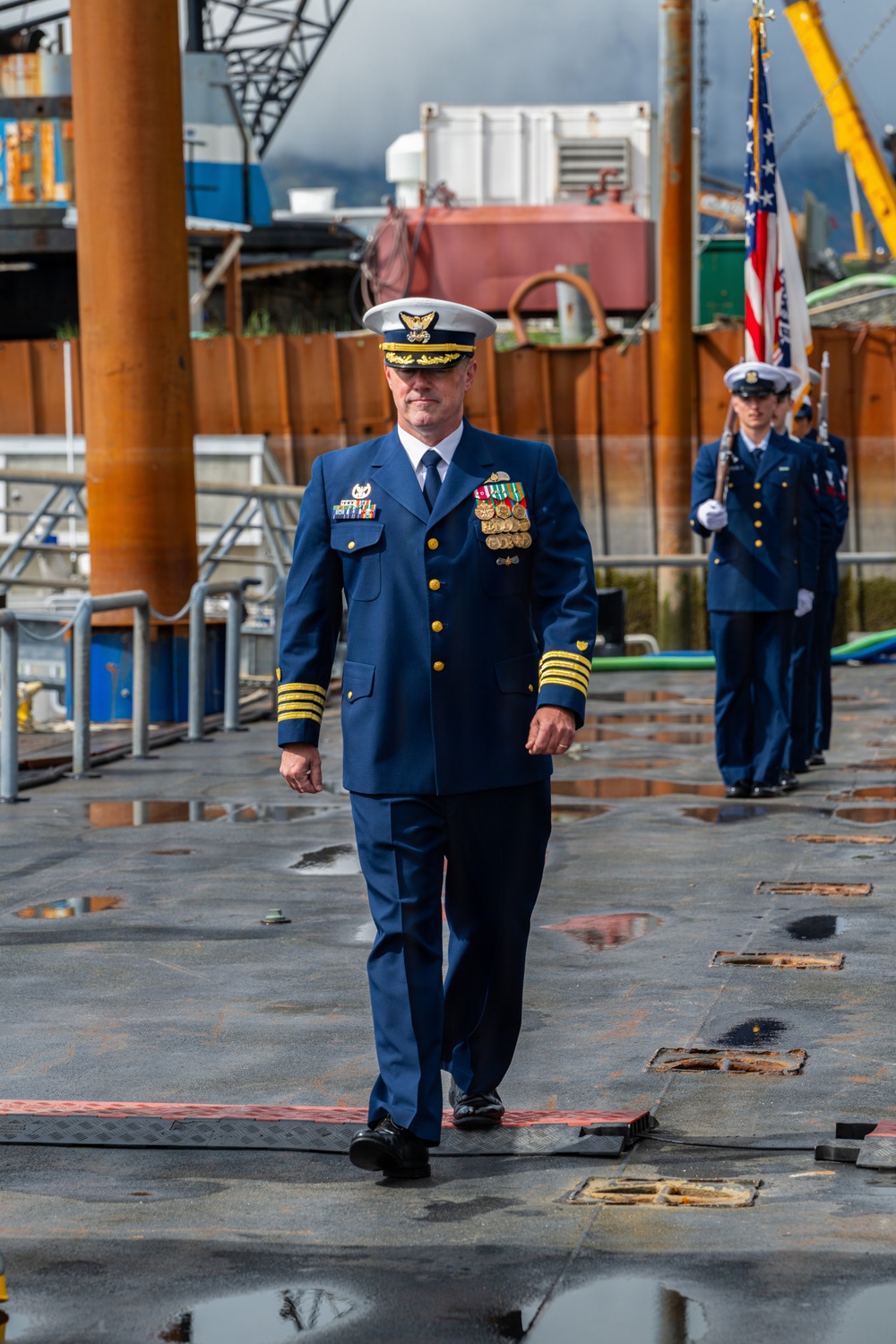Coast Guard Cutter John Witherspoon conducts change of command ceremony
