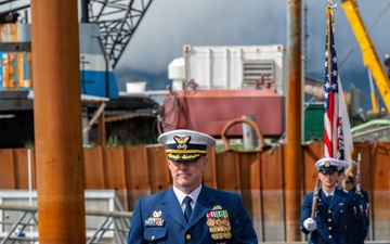 Coast Guard Cutter John Witherspoon conducts change of command ceremony