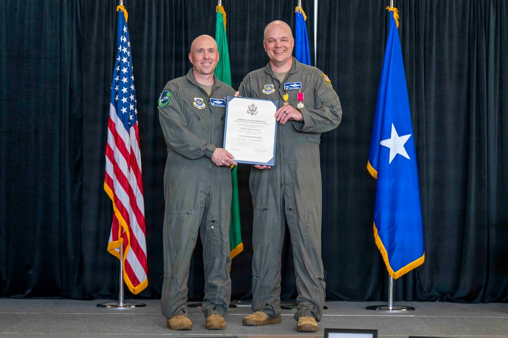 Col. Chad Cisewski retirement ceremony