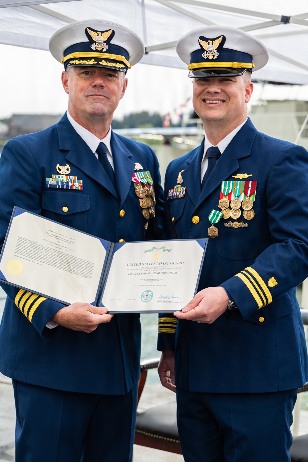 Coast Guard Cutter John Witherspoon conducts change of command ceremony
