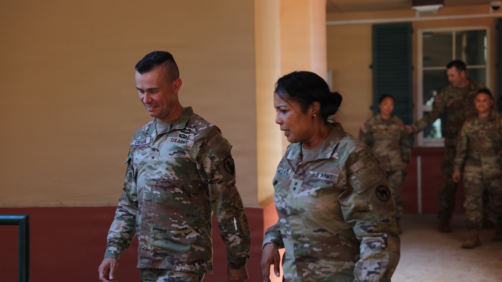 1st Mission Support Command Hosts Maj. Gen. Patricia Wallace During June 16 Visit