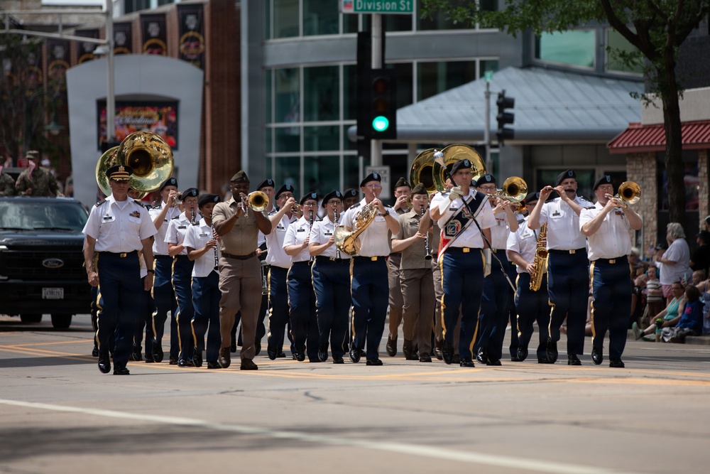 U.S. Military Participates in Wisconsin Parades