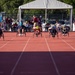 Warrior Games Competitors Participate in the 100 Metre Wheelchair Sprint