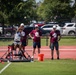 Warrior Games Athlete Competes in Seated Shot Put