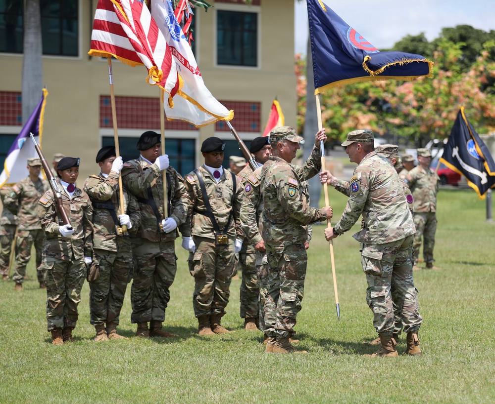 9th Mission Support Command Welcomes New Commander During Change of Command Ceremony