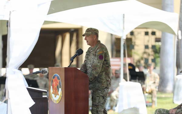 9th Mission Support Command Welcomes New Commander During Change of Command Ceremony