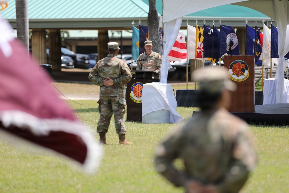 9th Mission Support Command Welcomes New Commander During Change of Command Ceremony