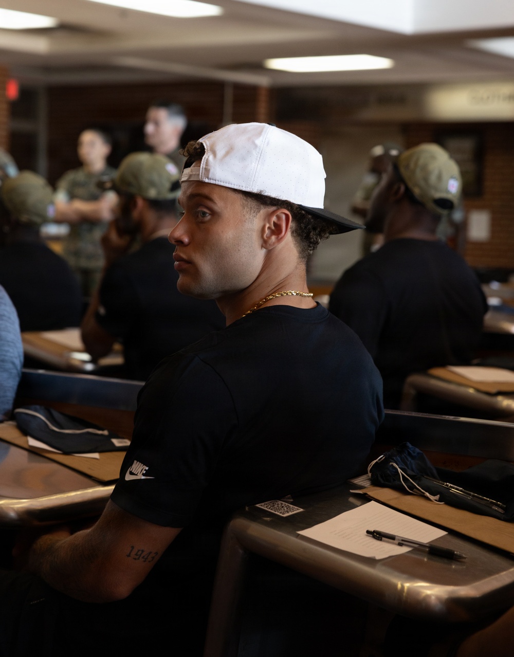 Atlanta Falcons Visit Marine Corps Recruit Depot Parris Island