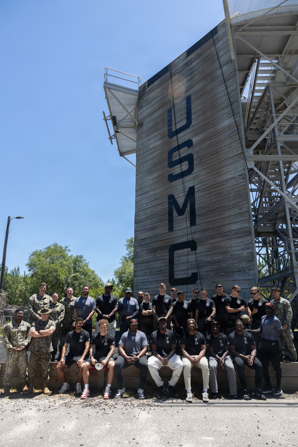 Atlanta Falcons Visit Marine Corps Recruit Depot Parris Island