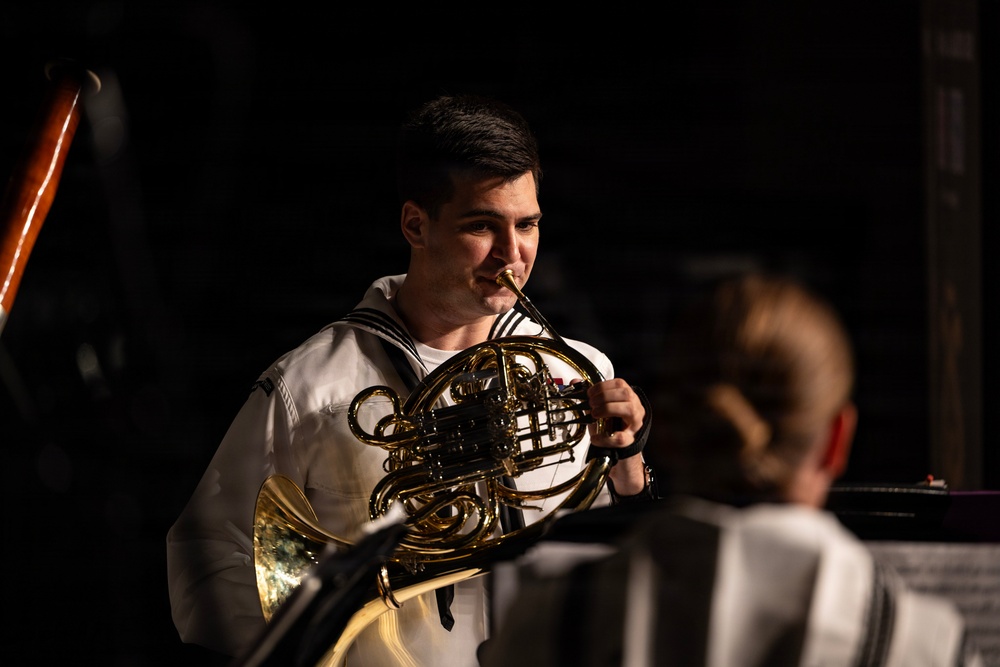 Navy Band Northwest Performs at Bellevue East High School During Omaha Navy Week