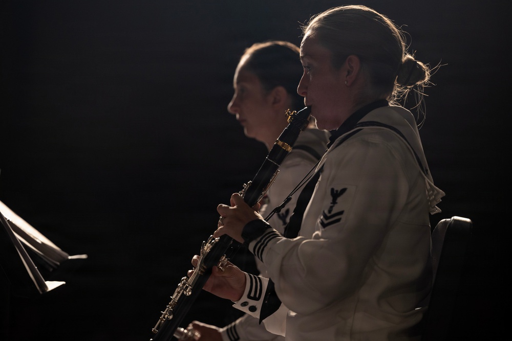 Navy Band Northwest Performs at Bellevue East High School During Omaha Navy Week