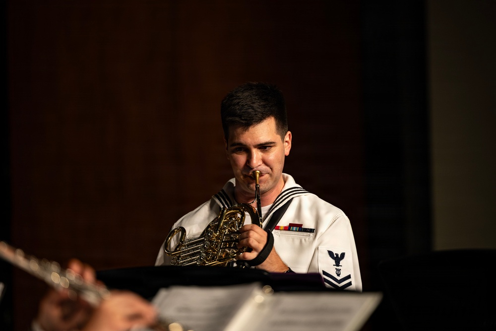 Navy Band Northwest Performs at Bellevue East High School During Omaha Navy Week