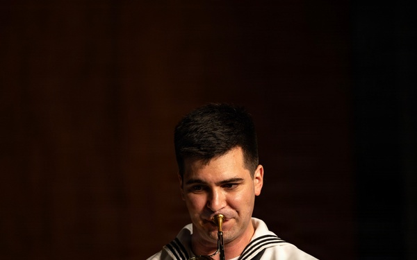 Navy Band Northwest Performs at Bellevue East High School During Omaha Navy Week