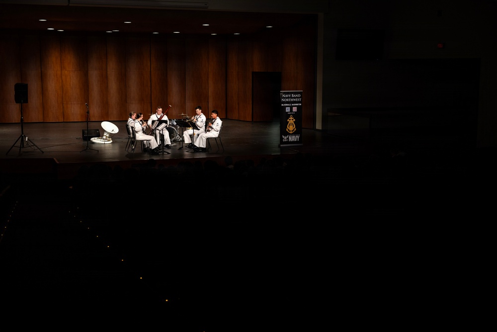 Navy Band Northwest Performs at Bellevue East High School During Omaha Navy Week