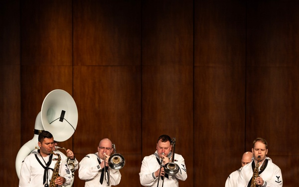 Navy Band Northwest Performs at Bellevue East High School During Omaha Navy Week