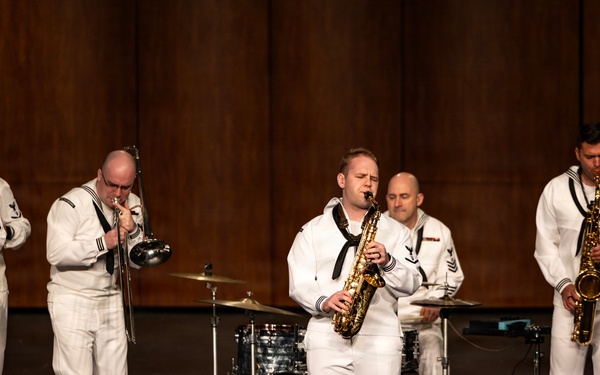 Navy Band Northwest Performs at Bellevue East High School During Omaha Navy Week
