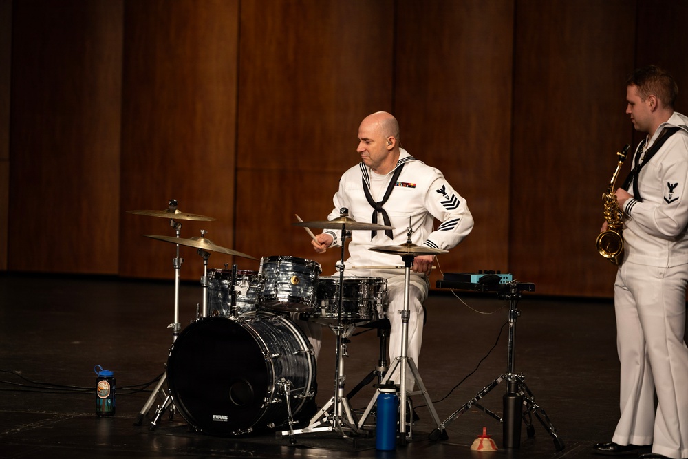 Navy Band Northwest Performs at Bellevue East High School During Omaha Navy Week